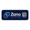 Zano Accepted Here Bubble-free stickers